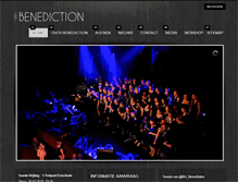 Tablet Screenshot of benediction.nl